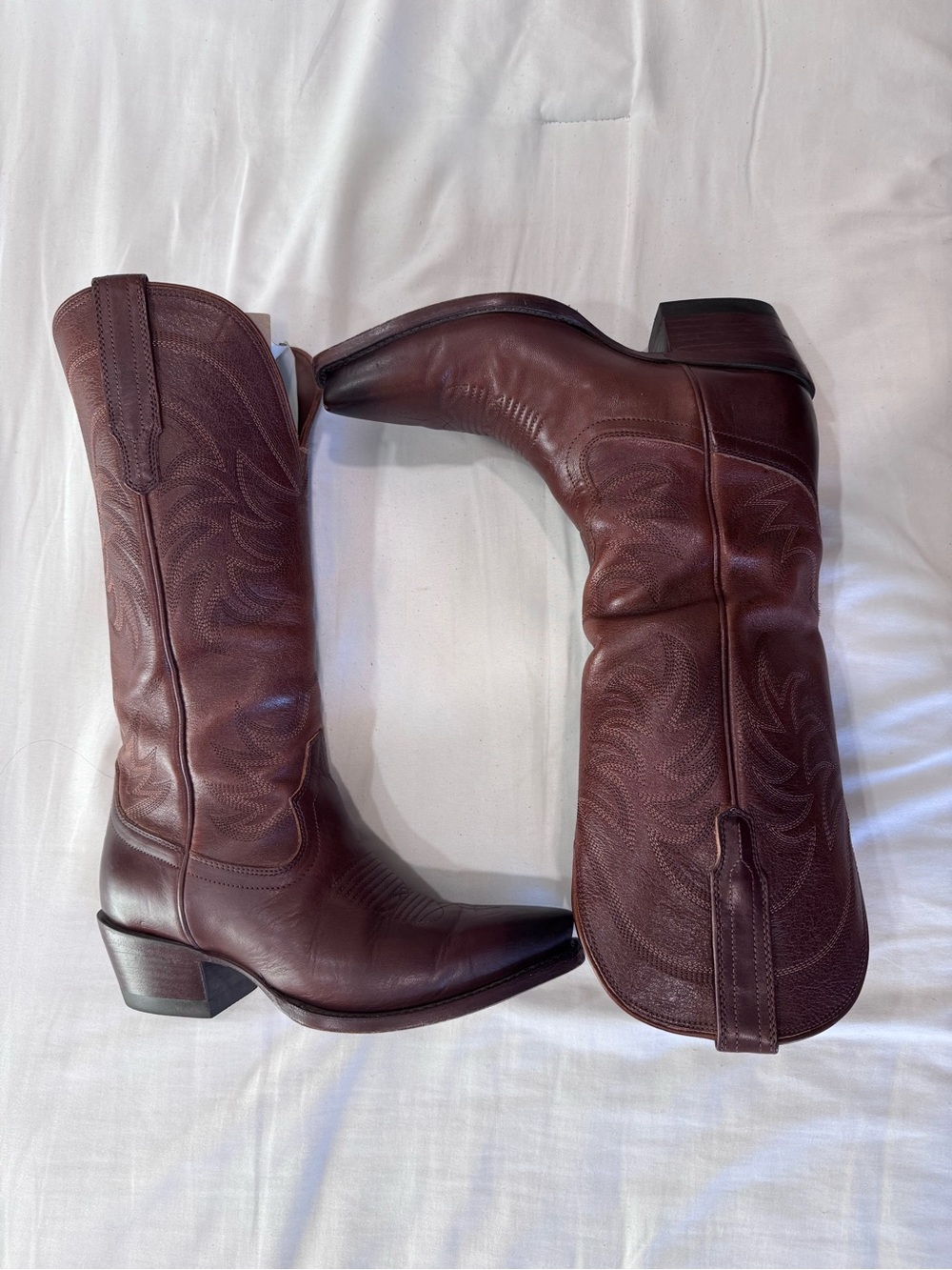 Tecovas Women's Leather Heeled Cowboy Boots